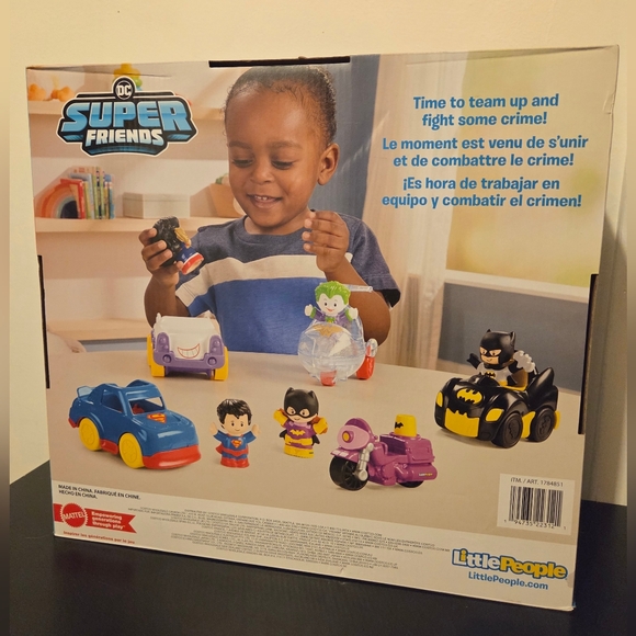 NIB Little People DC Superhero Friends Crime Fighters Vehicle Set - Picture 7 of 8